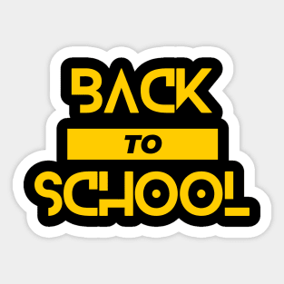 Back to School Sticker